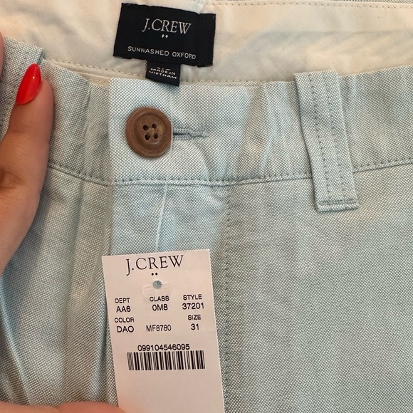 J.Crew Oxford Light Blue Shorts - Picture 3 of 3
